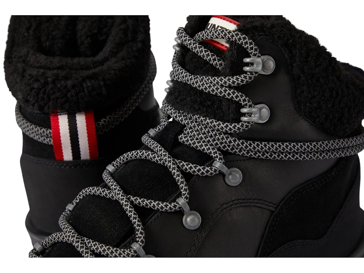 Amazon.com | Hunter Explorer Leather Boot Black 7 M | Mid-Calf